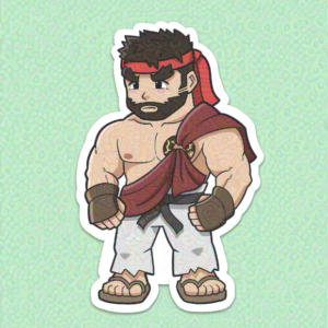 Street Fighter 6 Chibi Ryu (Sticker)